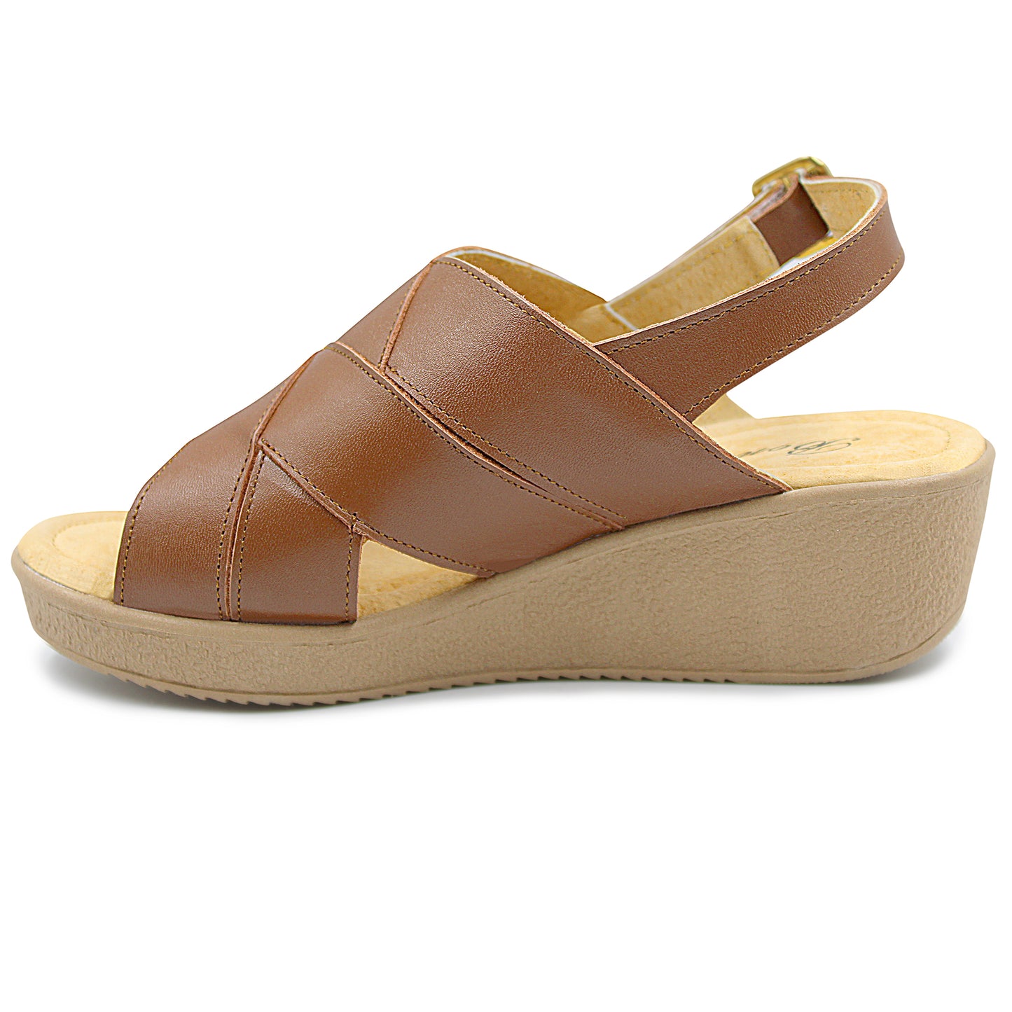 Sandalias para dama Bonatto color marrón - 214