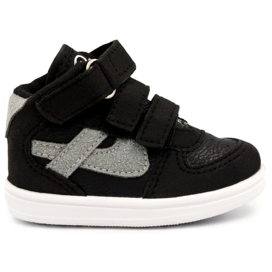 Tenis Panam para niño en color negro con gris 011686-0060