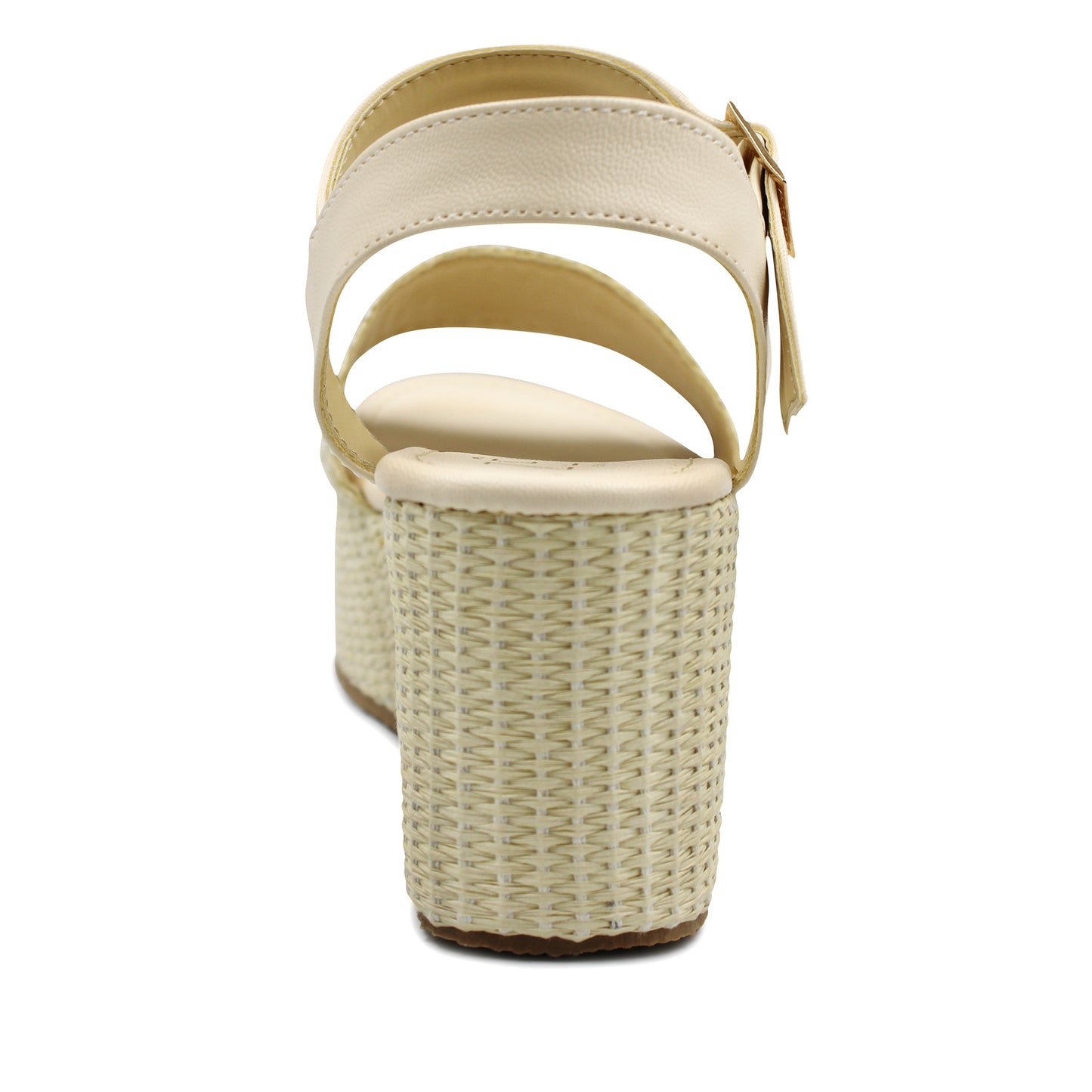 Sandalias de plataforma y junco ZENA para dama - 1640
