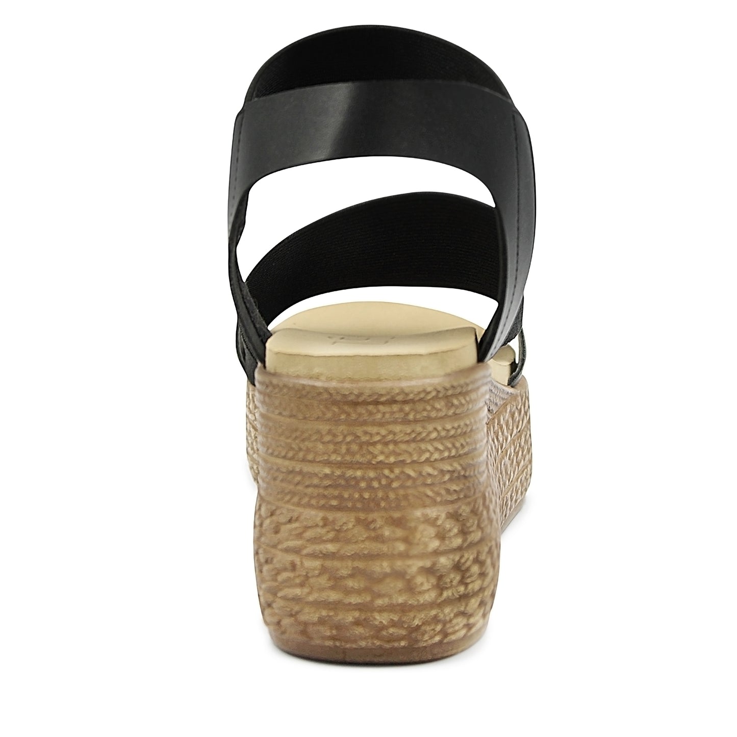 Sandalias con plataforma para dama ZENA negro - 3962