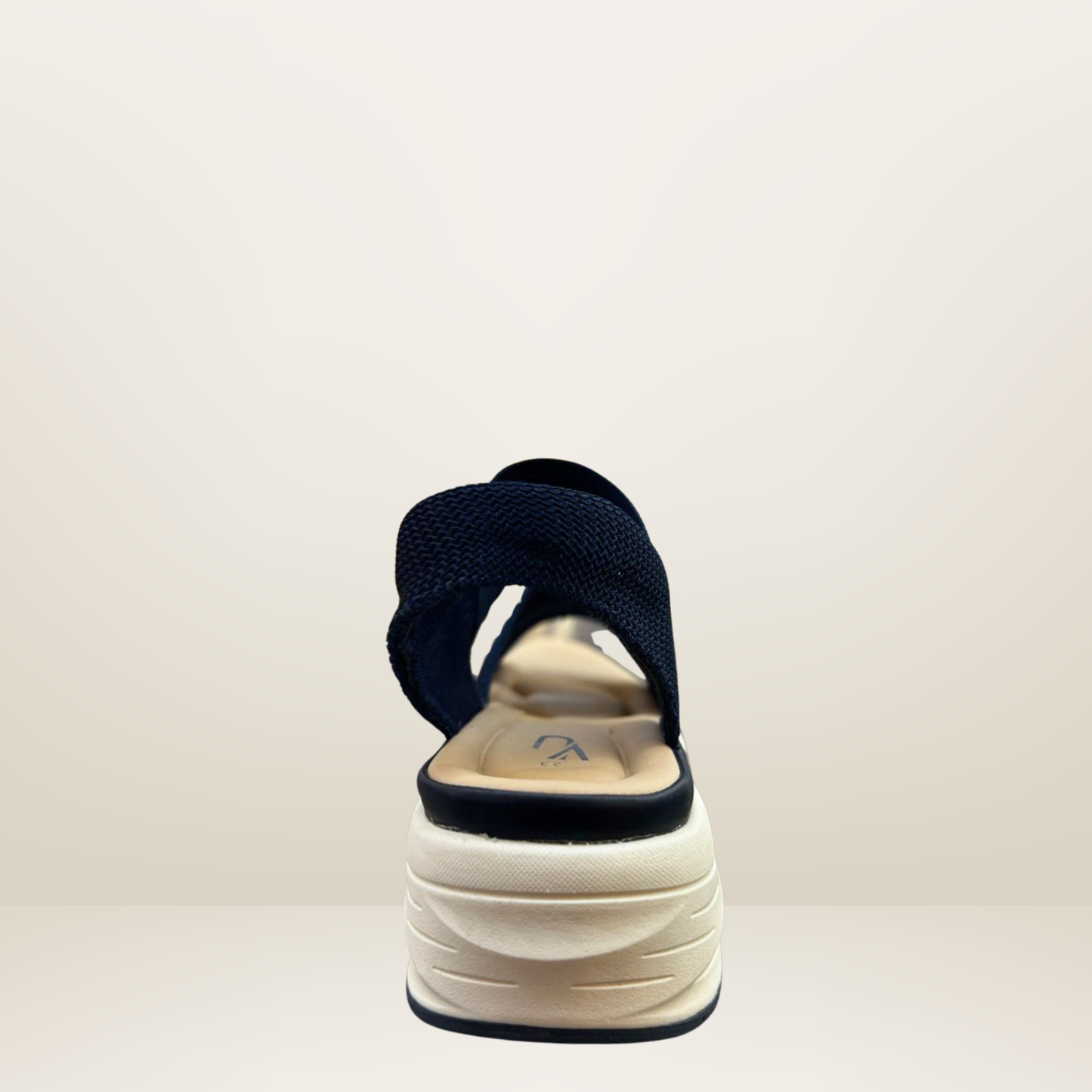 Sandalia casual para dama beige - vía urbana -26826-9