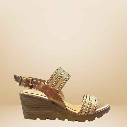 Sandalia para dama Paulie -Oro rosado-2709