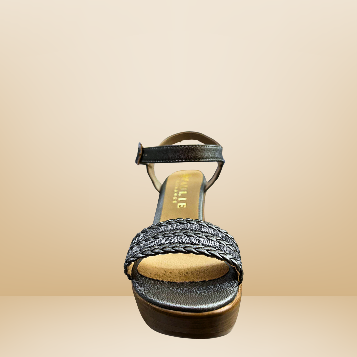 Sandalia Paulie para dama -Plomo-3771