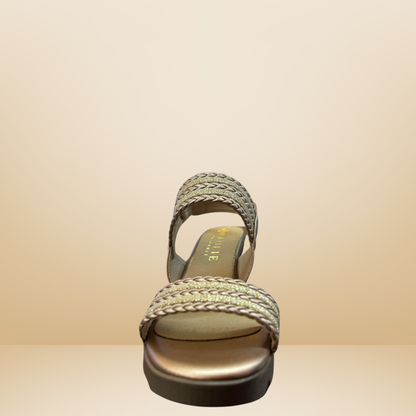 Sandalia para dama Paulie -Oro rosado-2709