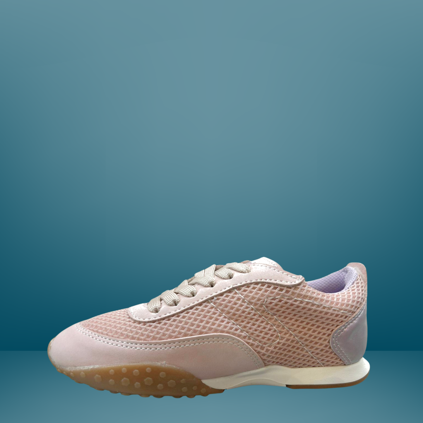 Sneakers con malla transpirable rosa-BM2906