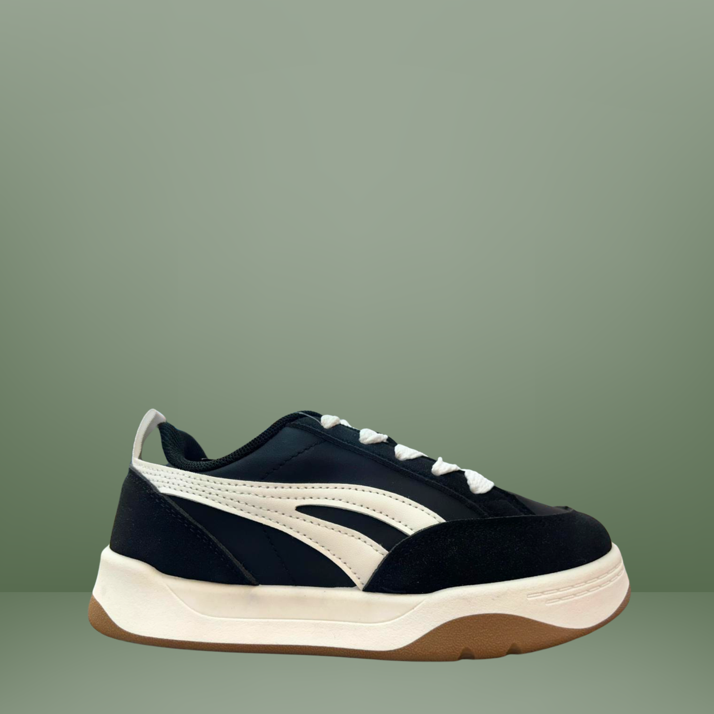 Tenis casuales para dama via urbana -PSM2412036 -Verde blanco