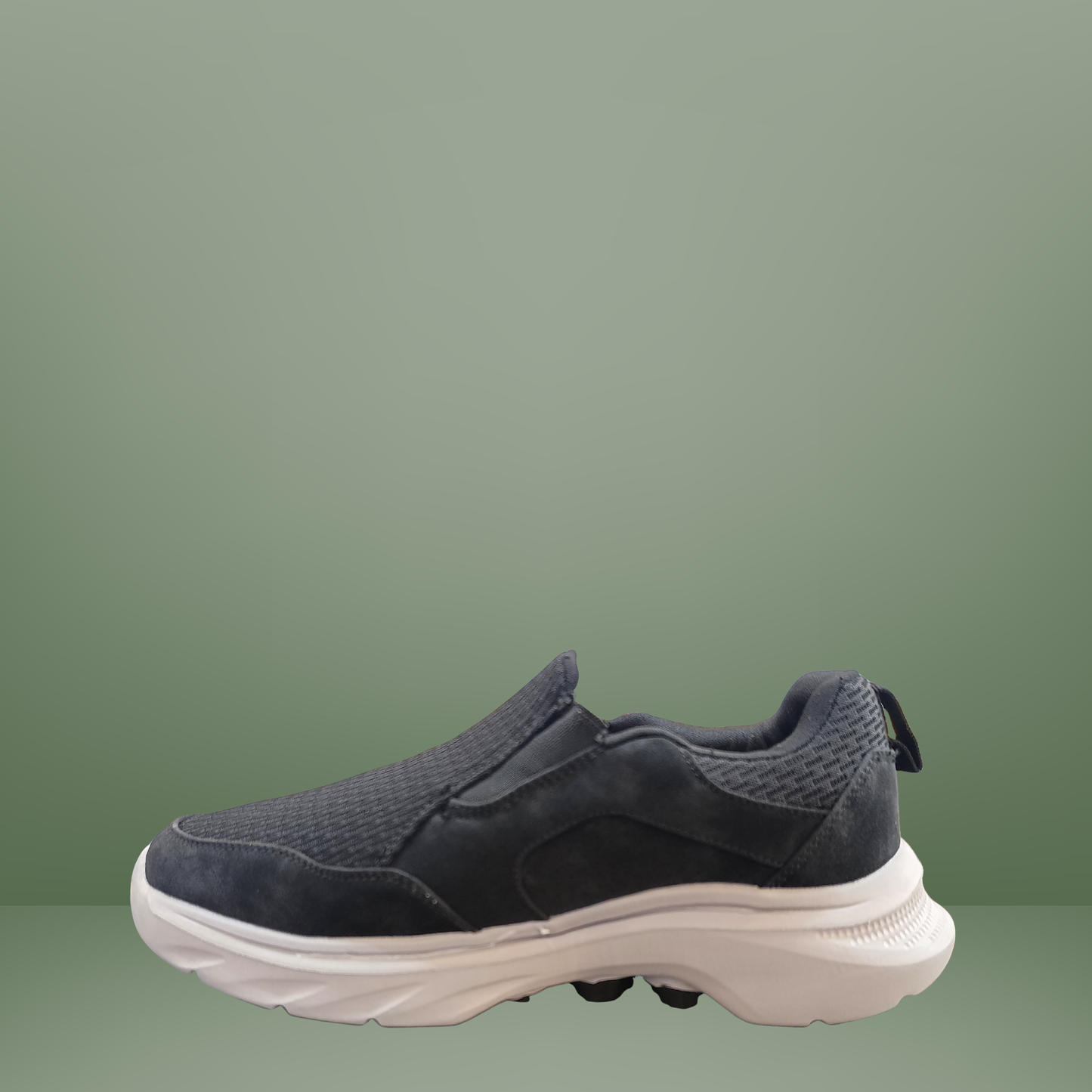Tenis casual para caballero tipo slip on been class-Negro-2672