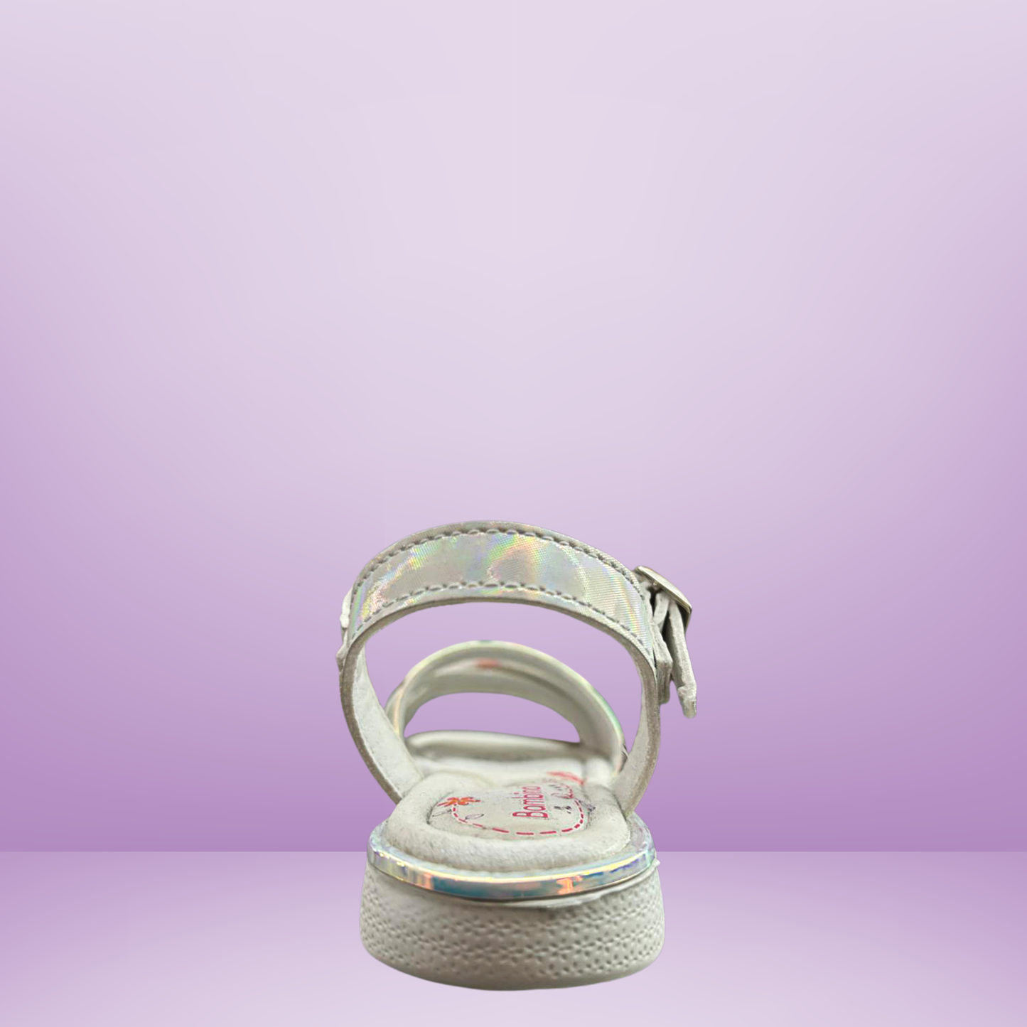 Sandalia Anbada con moño de tul-Blanco-BM1085