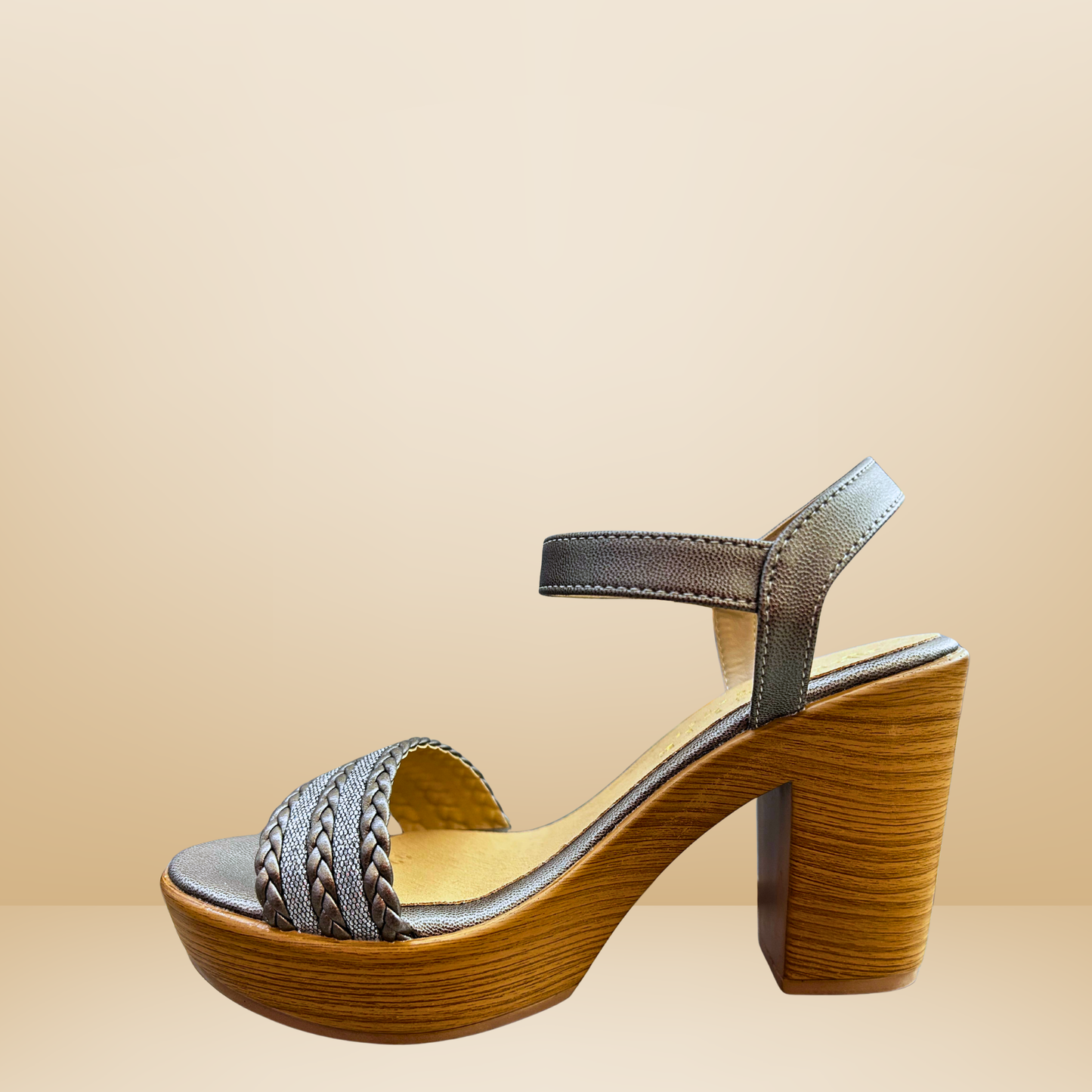 Sandalia Paulie para dama -Plomo-3771