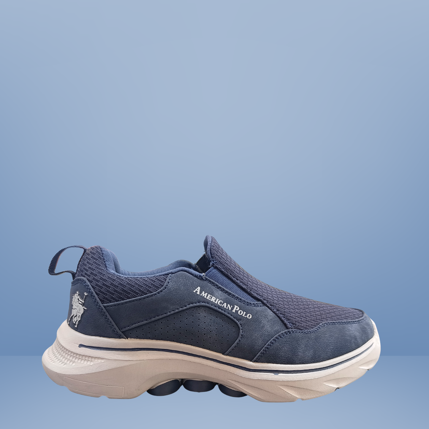 Tenis casual para caballero tipo slip on been class-Negro-2672
