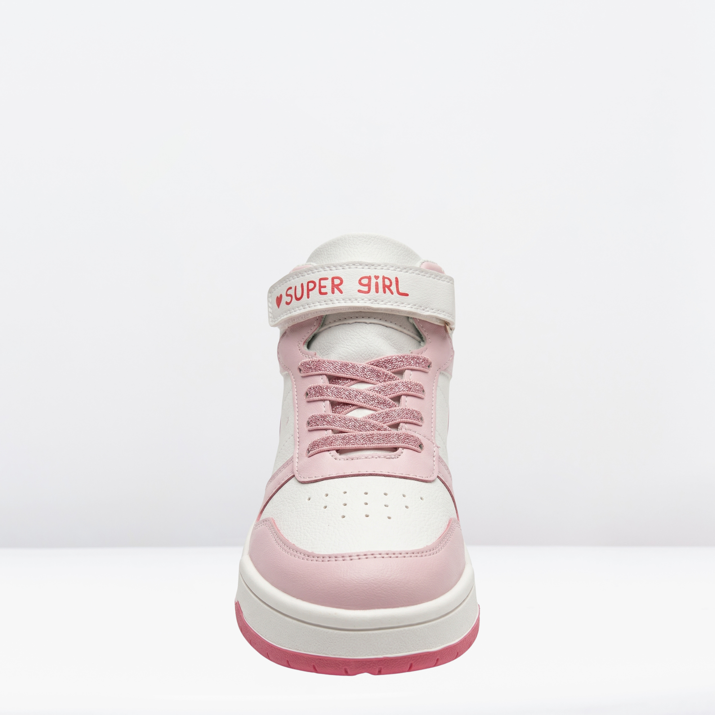Botin para niña con detalles en color rosa- Bm3226