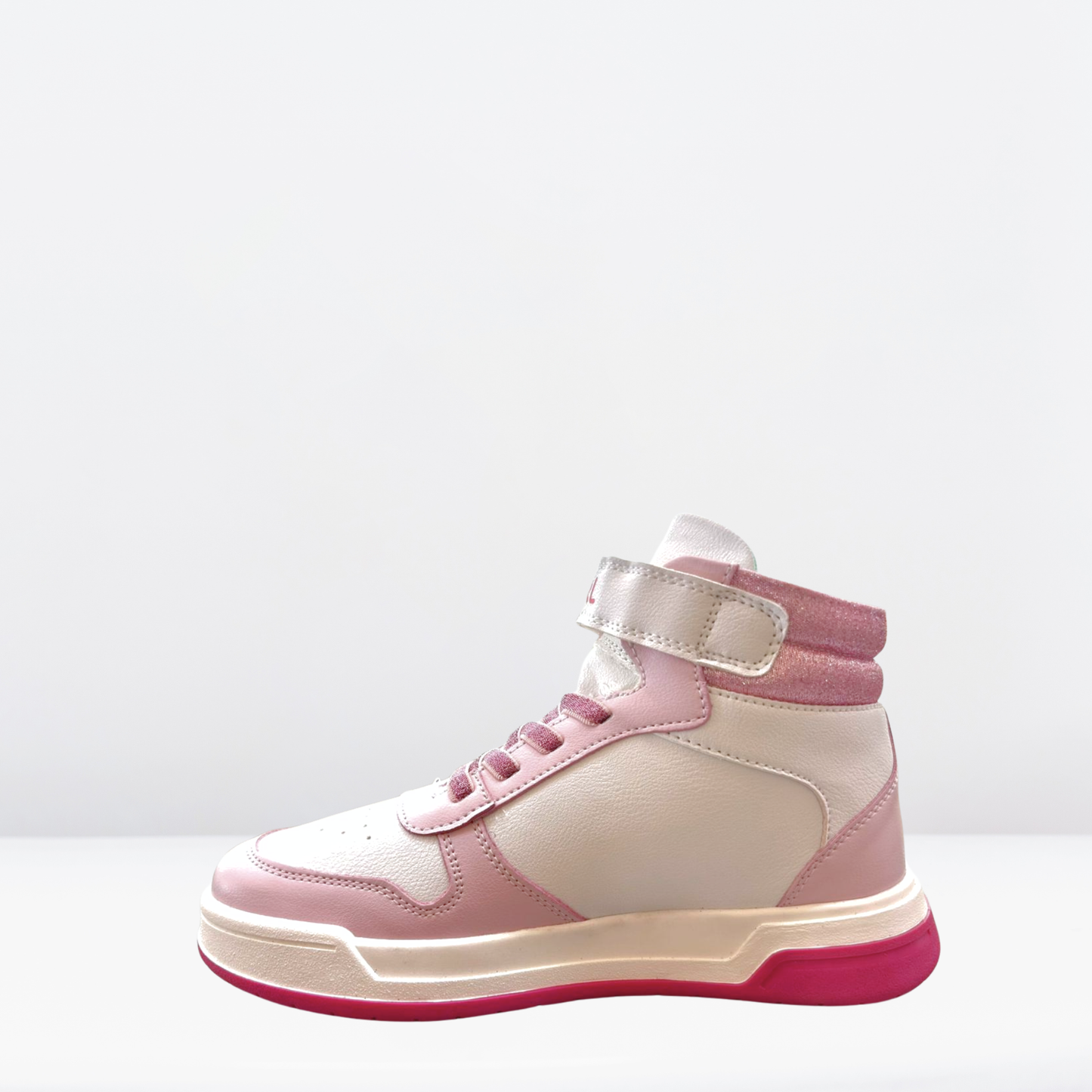 Botin para niña con detalles en color rosa- Bm3226