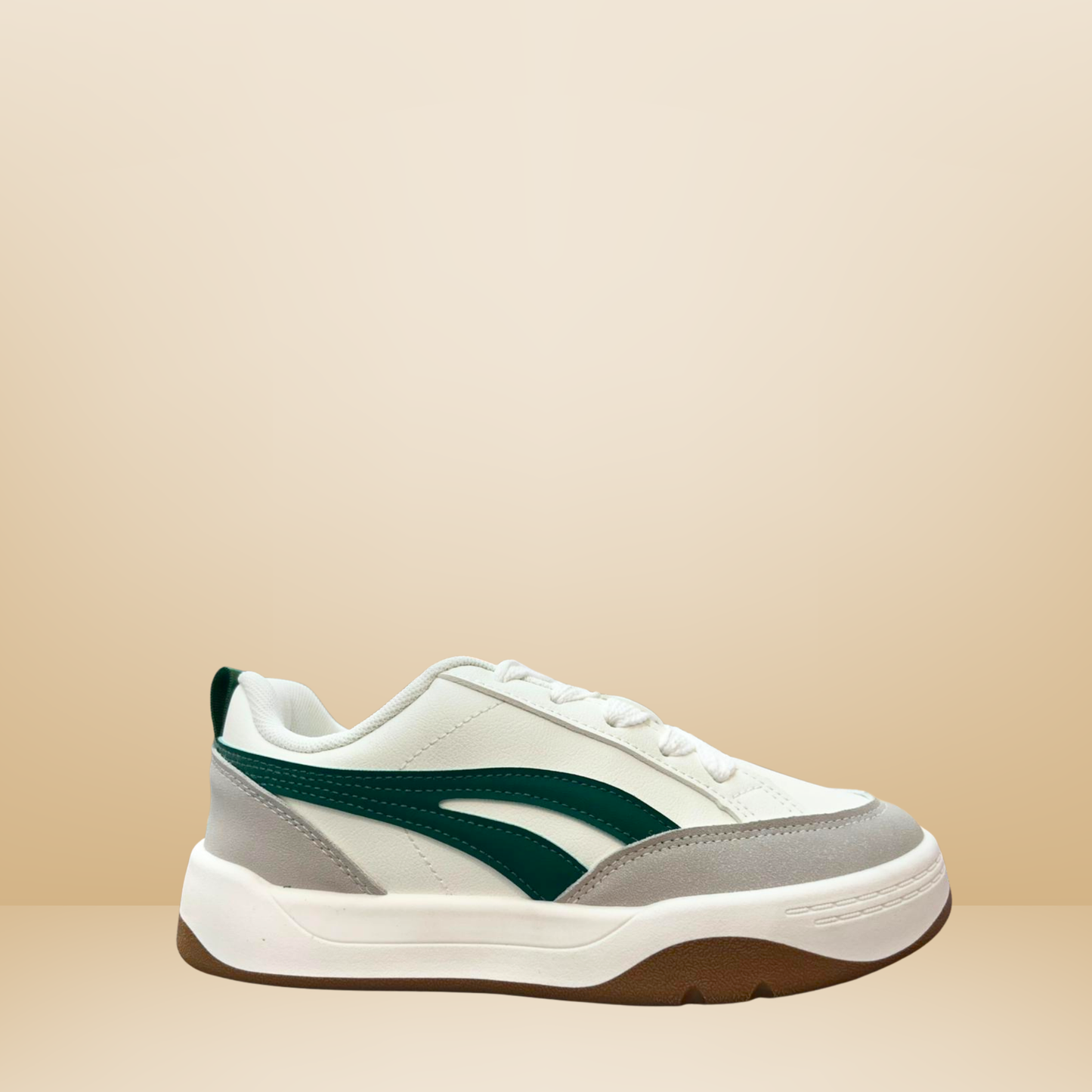 Tenis casuales para dama via urbana -PSM2412036 -Verde blanco