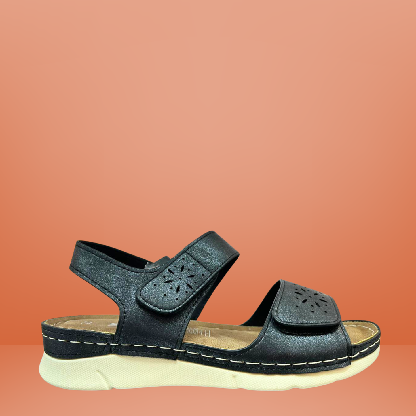 Sandalia con ajuste doble para dama - 250802