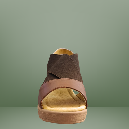 Sandalia Bonatto con plataforma- coñac-201