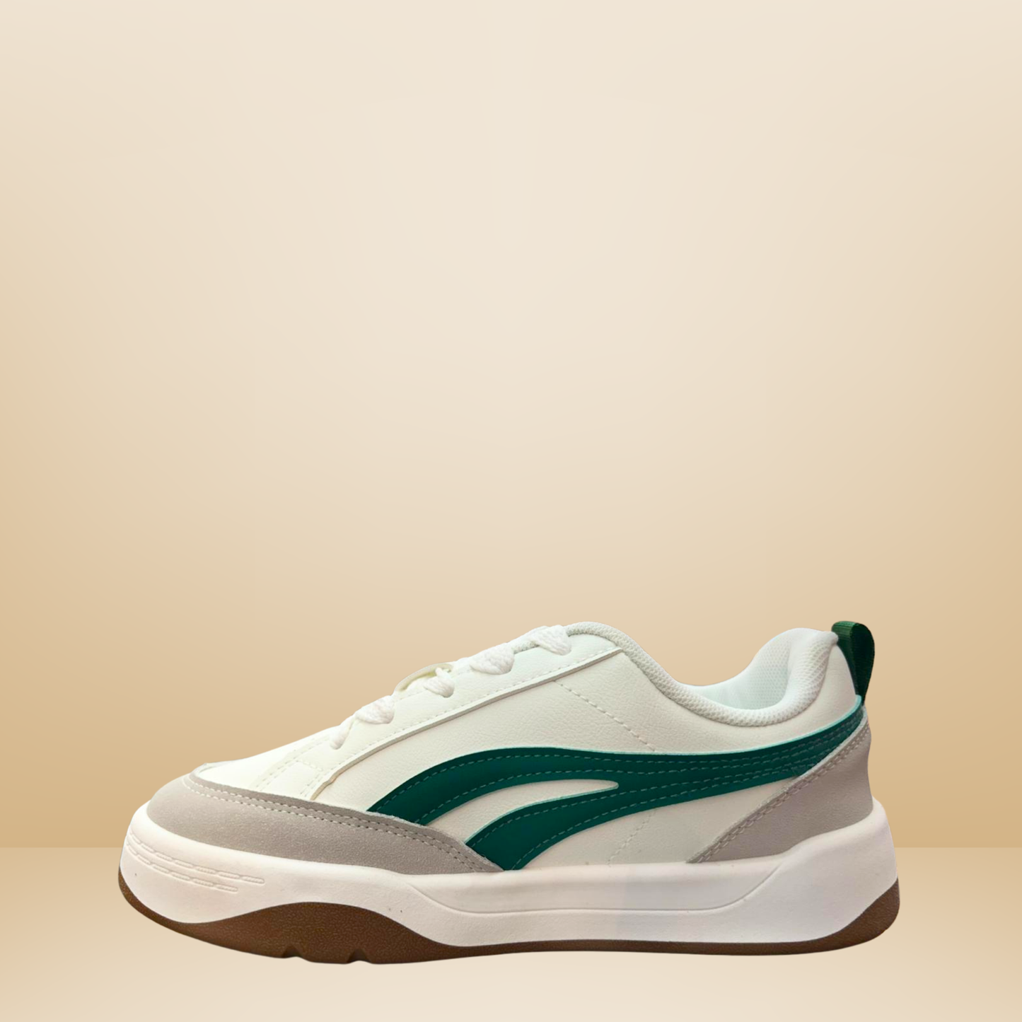 Tenis casuales para dama via urbana -PSM2412036 -Verde blanco