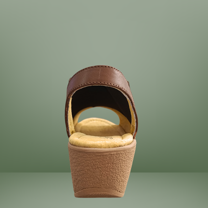 Sandalia Bonatto con plataforma- coñac-201