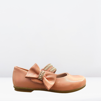 Balerina casual con detalle de moño y perlas-vavito-310017