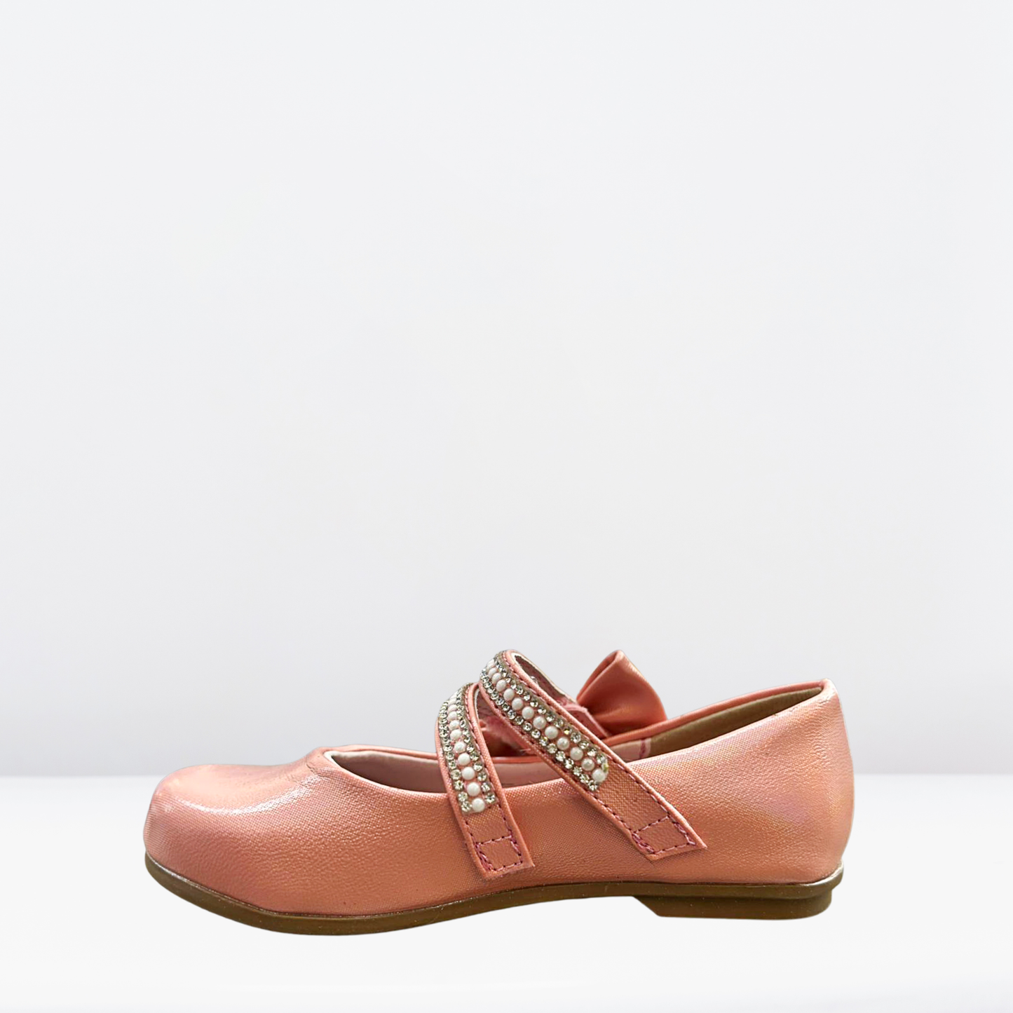 Balerina casual con detalle de moño y perlas-vavito-310017