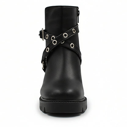 Bota para dama con arnes decorativo - Been class 19693