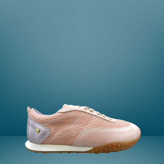 Sneakers con malla transpirable rosa-BM2906