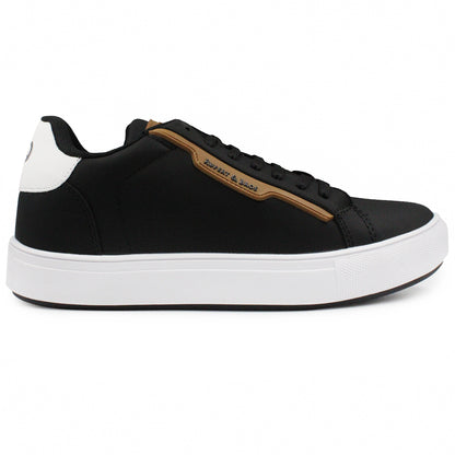 Tenis RUPERT para hombre blanco y negro - GM9001